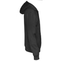 Black - Side - Cottover Mens Full Zip Hoodie