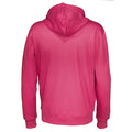 Dark Cerise - Back - Cottover Mens Full Zip Hoodie