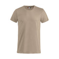 Caffe Latte - Front - Clique Mens Basic T-Shirt