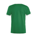 Flag Green-White - Back - Clique Unisex Adult Nome T-Shirt