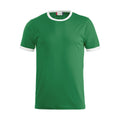 Flag Green-White - Front - Clique Unisex Adult Nome T-Shirt