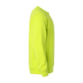 Visibility Green - Side - Clique Unisex Adult Plain Sweatshirt