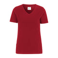 Red - Front - Cottover Womens-Ladies Slim T-Shirt