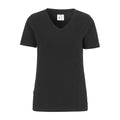 Black - Front - Cottover Womens-Ladies Slim T-Shirt