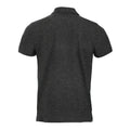 Anthracite - Back - Clique Mens Classic Lincoln Melange Polo Shirt