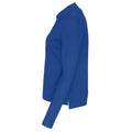 Royal Blue - Lifestyle - Cottover Womens-Ladies Pique Long-Sleeved Polo Shirt