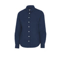 Navy - Front - Cottover Womens-Ladies Twill Shirt