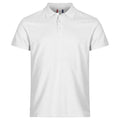 White - Front - Clique Mens Premium Polo Shirt