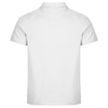 White - Back - Clique Mens Premium Polo Shirt