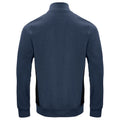 Navy - Back - Projob Mens Sweat Jacket