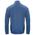 Sky Blue - Back - Projob Mens Sweat Jacket