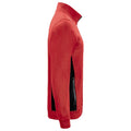 Red - Side - Projob Mens Sweat Jacket