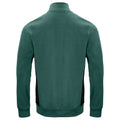 Forest Green - Back - Projob Mens Sweat Jacket