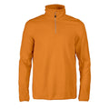 Orange - Front - Printer RED Mens Railwalk Half Zip Fleece Top