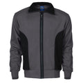 Grey - Front - Projob Mens Pro Gen Full Zip Sweatshirt