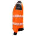 Orange-Black - Lifestyle - Projob Mens Hi-Vis Sweatshirt