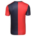 Vermillion-Black - Back - Umbro Mens 50-50 Short-Sleeved Jersey