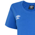 Royal Blue-White - Side - Umbro Womens-Ladies Club Leisure T-Shirt