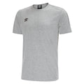 Grey Marl - Front - Umbro Mens Pro Taped T-Shirt