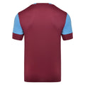 New Claret-Sky Blue - Back - Umbro Mens Vier Jersey