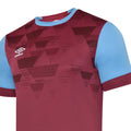 New Claret-Sky Blue - Side - Umbro Mens Vier Jersey