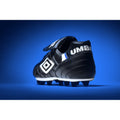 Black-White-Royal Blue - Back - Umbro Mens Speciali Pro FG Leather Football Boots