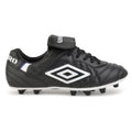 Black-White-Royal Blue - Front - Umbro Mens Speciali Pro FG Leather Football Boots