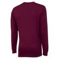 New Claret - Back - Umbro Mens Club Long-Sleeved Jersey