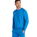 Royal Blue-White - Pack Shot - Umbro Mens Club Leisure Sweatshirt