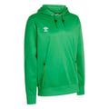 Emerald - Side - Umbro Mens Club Essential Polyester Hoodie