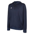 Dark Navy - Front - Umbro Mens Club Essential Polyester Hoodie