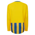 Yellow-Royal Blue - Back - Umbro Mens Milan Stripe Long-Sleeved Jersey