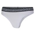 Black-Grey-White - Back - Umbro Womens-Ladies Core Thong (Pack of 3)