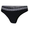 Black-Grey-White - Lifestyle - Umbro Womens-Ladies Core Thong (Pack of 3)