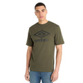 Forest Night-Black - Lifestyle - Umbro Mens Core Big Logo T-Shirt