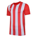 Vermillion-White - Front - Umbro Mens Ramone Jersey