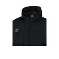 Black - Side - Umbro Mens Bench Padded Jacket