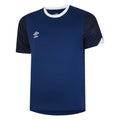 Navy-Dark Navy-White - Front - Umbro Mens Total Training Jersey