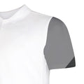 White-Titanium-Black - Side - Umbro Mens Total Training Polo Shirt