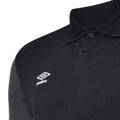 Black-White-Carbon - Back - Umbro Mens Total Training Polo Shirt