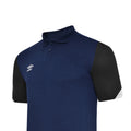 Navy-Dark Navy-White - Back - Umbro Childrens-Kids Total Training Polo Shirt