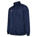 Dark Navy - Front - Umbro Mens Club Essential Light Waterproof Jacket