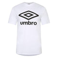 White-Black - Front - Umbro Mens Team T-Shirt