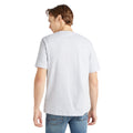 Grey Marl-White - Back - Umbro Mens Team T-Shirt