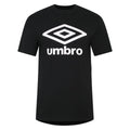 Black-White - Front - Umbro Mens Team T-Shirt