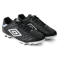 Black-White-Royal Blue - Front - Umbro Mens Speciali Eternal Club Fg Football Boots