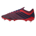 Rococo Red-White-Estate Blue - Lifestyle - Umbro Mens Velocita Elixir Pro Football Boots