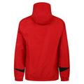 Vermillion-Black - Back - Umbro Mens Total Training Waterproof Jacket