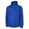 Royal Blue-White - Front - Umbro Mens Total Training Waterproof Jacket