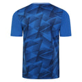 Royal Blue-Dark Navy - Back - Umbro Mens Triassic Logo Short-Sleeved Jersey